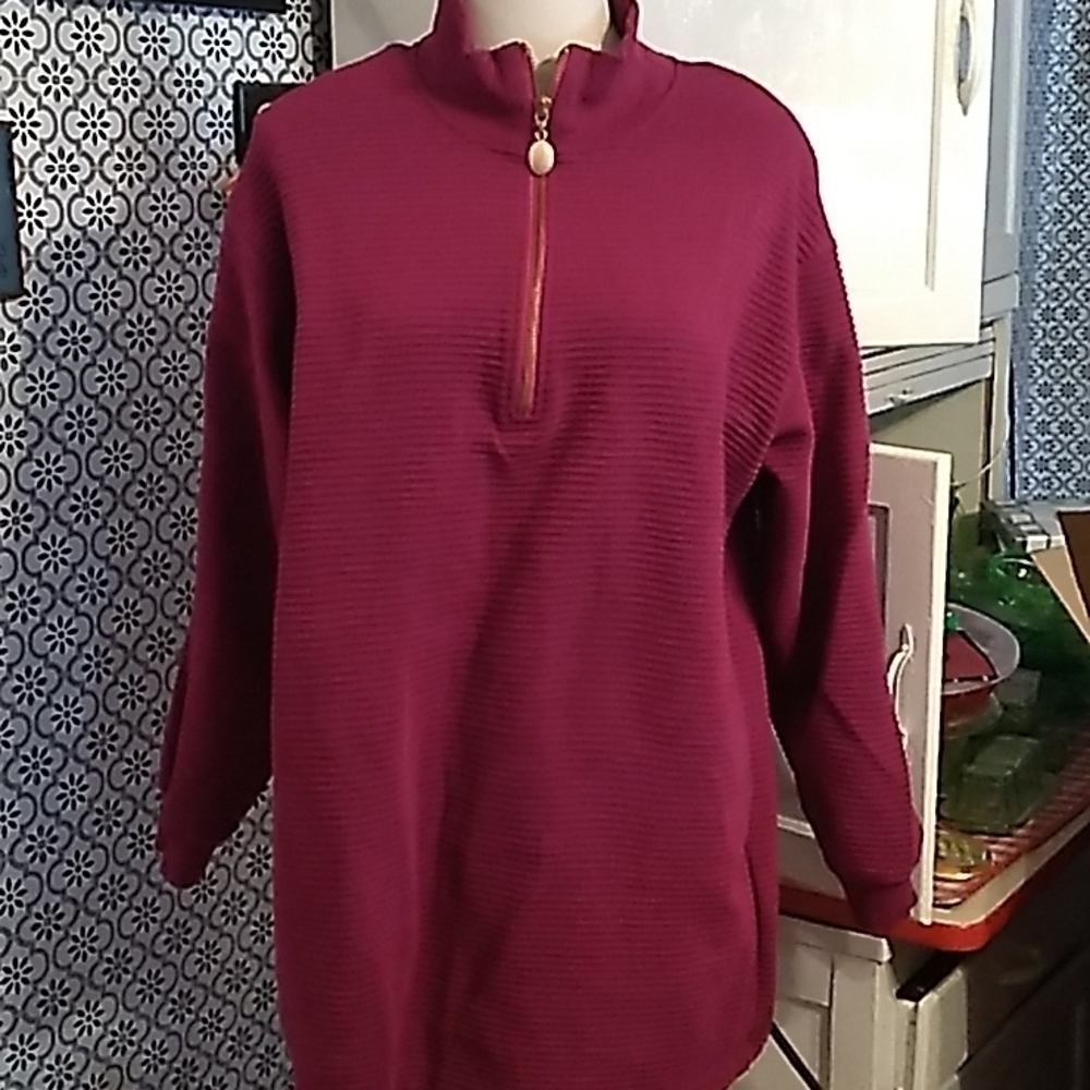 Vintage 1990s Y2K pur purple Jaclyn Smith top